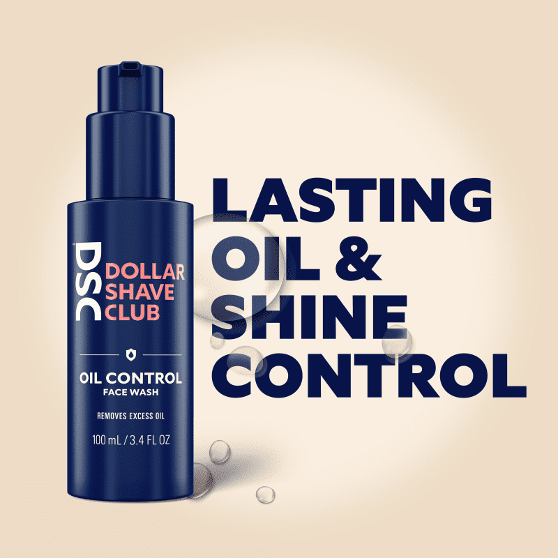 dollar shave club oil control face wash value oil shine control