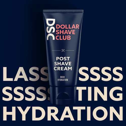 dollar shave club post shave cream value lasting hydration