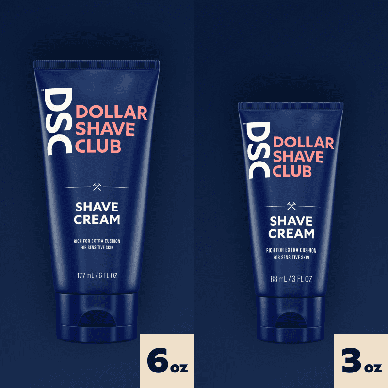 dollar shave club shave cream size comparison